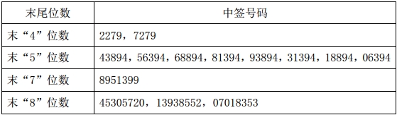 湘油泵网上发行中签号出炉 23日缴款