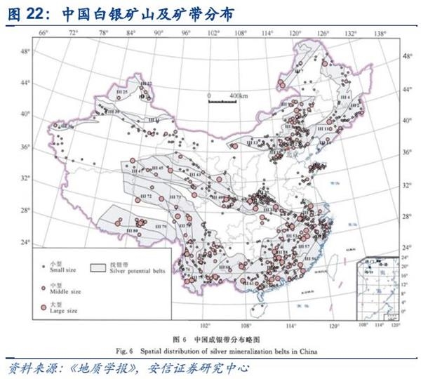 正文     中国银矿资源丰富,分布相对集中,但资源禀赋差.