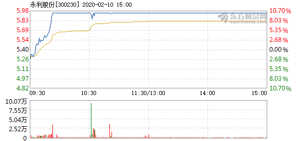 「洪城水业股票」永利股份2月10日打开涨停
