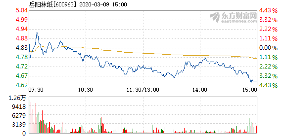 岳阳林纸3月9日快速回调_岳阳林纸(600963)股吧_东方