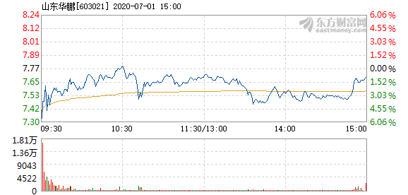 山东华鹏7月1日快速反弹