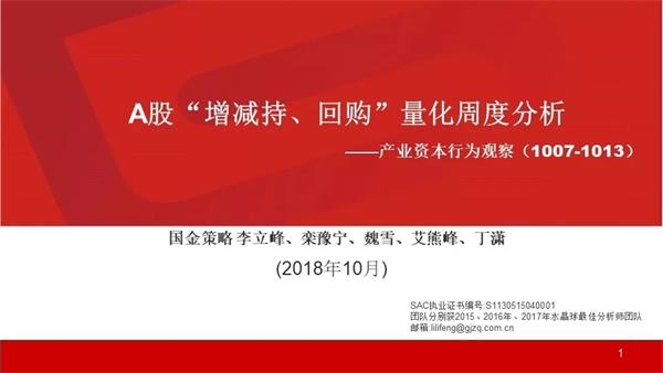 最新a股“增、减、回购”数据的趋势几何