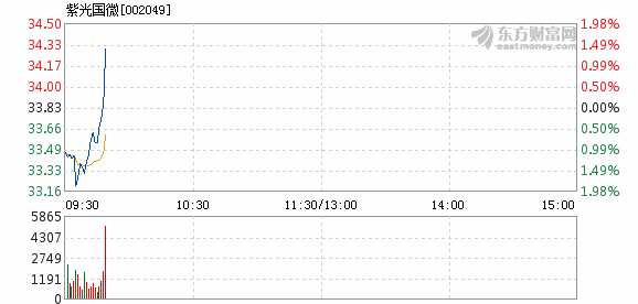 紫光国微11月20日快速反弹