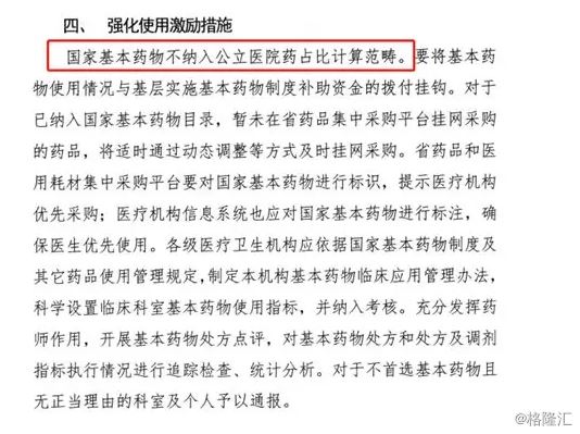 放开药品占基本药物的比例真的是春天吗?