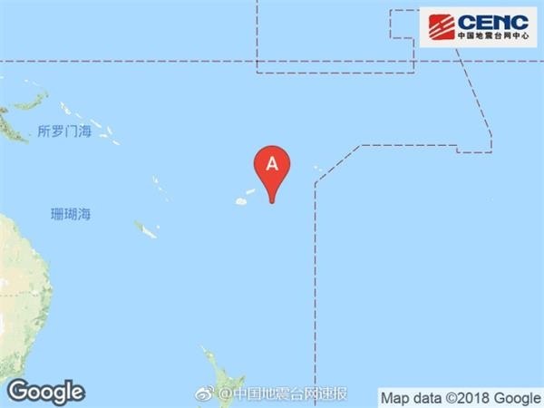 斐济群岛地区附近发生8.3级左右地震