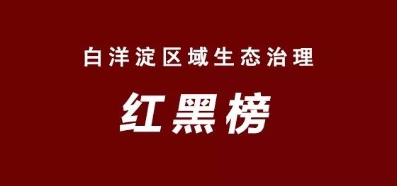 2019年第一期生态治理红黑榜来啦！