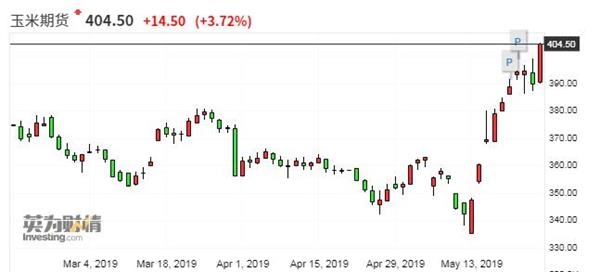 玉米期货两周暴涨近18%