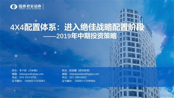 国泰君安:进入优秀战略配置阶段