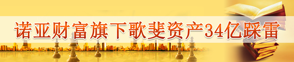 诺亚财富旗下歌斐资产34亿踩雷