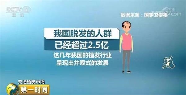 脱发人群超2.5亿