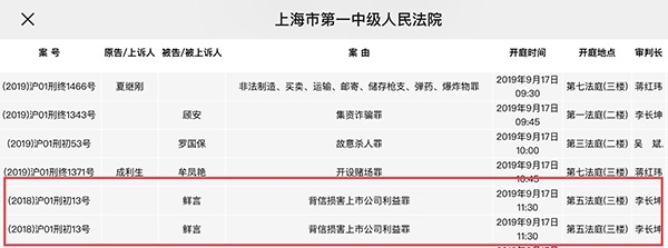 鲜言获刑5年罚金千万：曾发布千项奇葩议案 吃到34亿元罚单