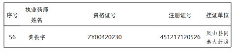 检查发现挂证执业药师情况统计