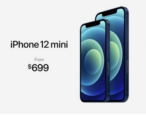 苹果正式发布iPhone 12 Mini手机