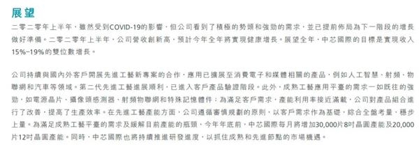 中芯国际:上半年归母净利约2.02亿美元 创历史新高