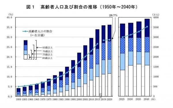 日本人口年龄结构图片